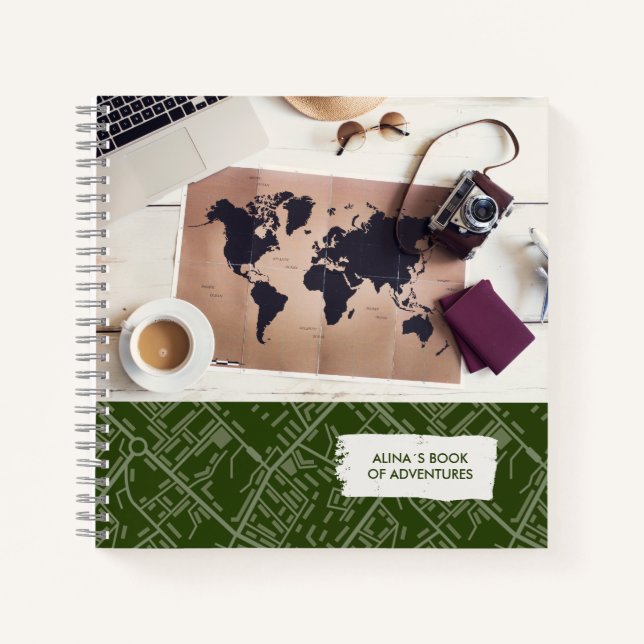 Inspirational Travel Journal Notebook (Front)