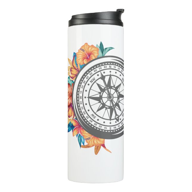 Inspirational Travel  Thermal Tumbler (Rotated Left)