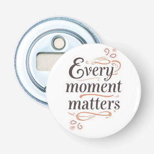 Inspirational typography art bottle opener