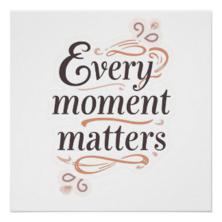 Inspirational typography art poster