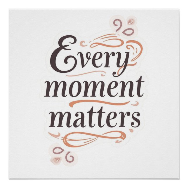 Inspirational typography art poster (Front)