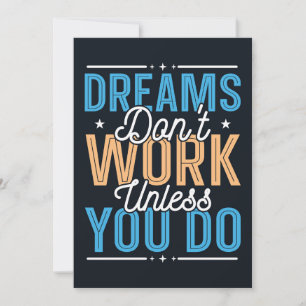 Inspirational Typography Design Invitation