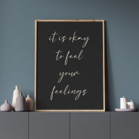 Inspirational Uplifting Positivity Quote in Black