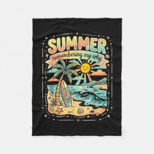Inspirational vacation break relax travel fleece blanket