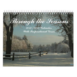 Inspirational Verses Picture Calendar 2012-13