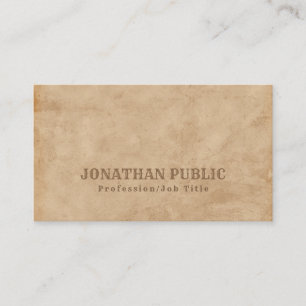 Inspirational Vintage Look Premium Thick Luxury Business Card