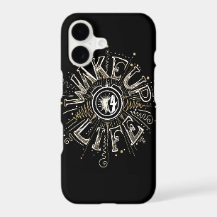 Inspirational WAKE UP 4 LIFE quote illustration