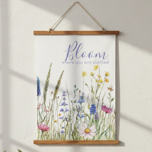 Inspirational Wall Art – Bloom Where You Are Plant