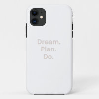 Inspirational Wall Art – "Dream. Plan. Do." – Mini