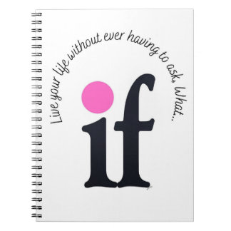 Inspirational 'What if' Notepad Notebook