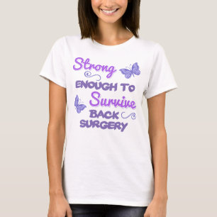 Inspirational Women’s Back Surgery T-Shirt