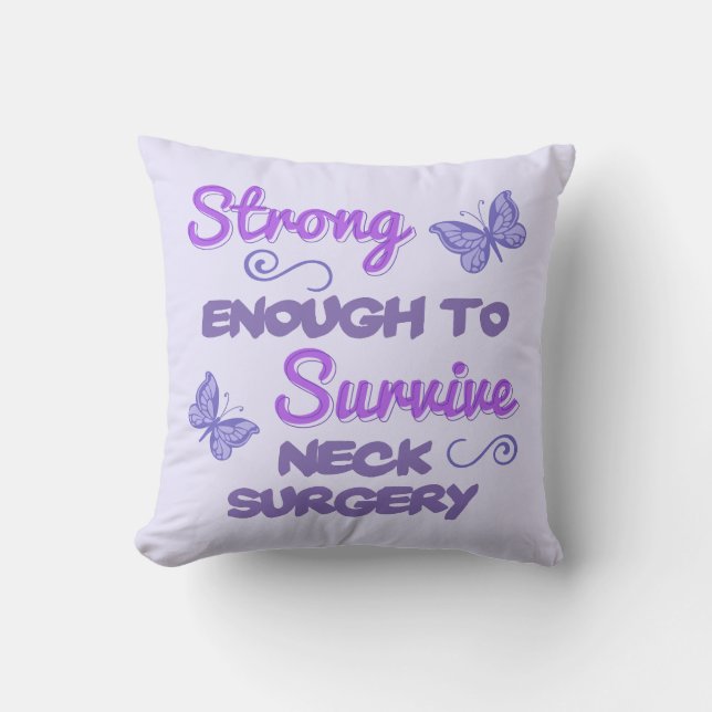 Inspirational Women’s Neck Surgery Cushion (Front)