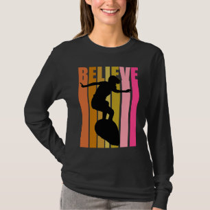 Inspirational Womens Surfing Practice Training Tra T-Shirt