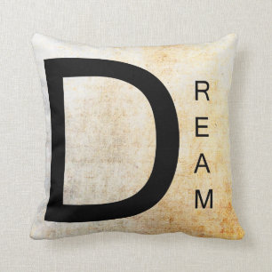 Inspirational Word Art- Dream Cushion