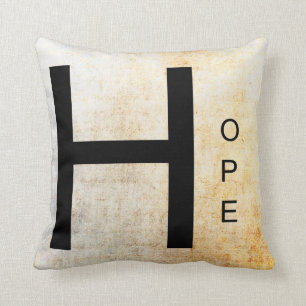 Inspirational Word Art- Hope Cushion