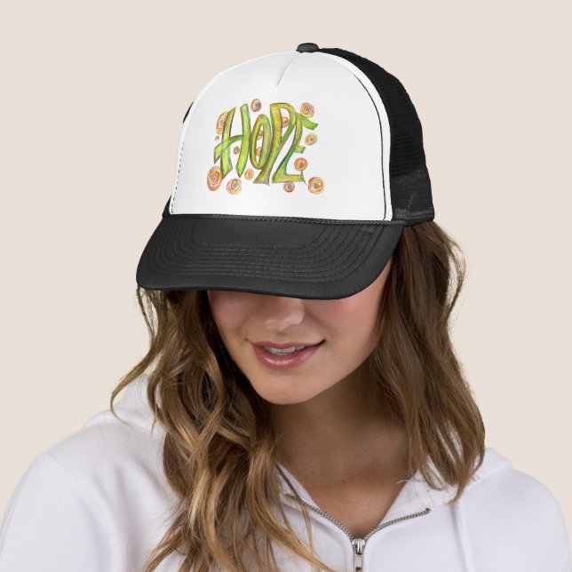 Inspirational Word Hope Art Hat (In Situ)