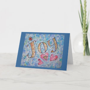 Inspirational Word "Joy" Card