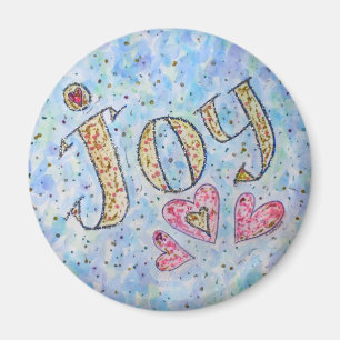 Inspirational Word "Joy" Magnet