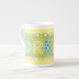 Inspirational Words by Megan Meagher   Dream Bone China Mug