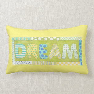 Inspirational Words by Megan Meagher Dream Lumbar Cushion