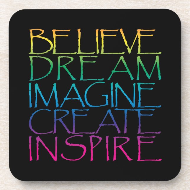 Inspirational Words Coaster (Front)