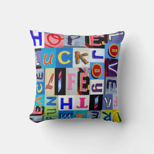 Inspirational Words Cushion