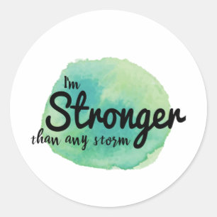 Inspirational words for dreamers and hard workers classic round sticker