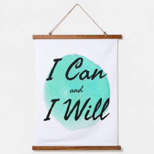 inspirational words for work and success  hanging tapestry