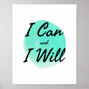 inspirational words for work and success poster