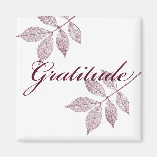 Inspirational Words Gratitude Magnet
