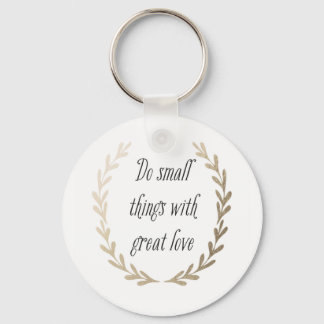 Inspirational Words Key Ring