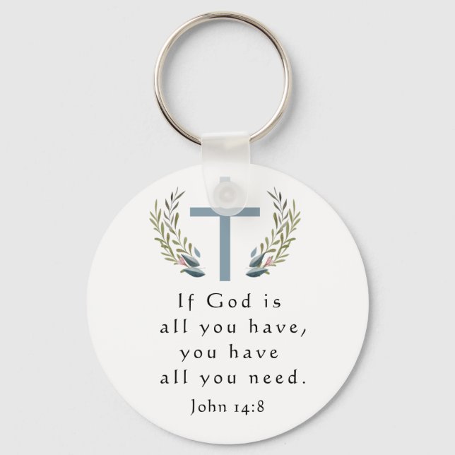 Inspirational Words Keychain (Front)