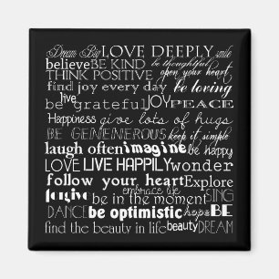 Inspirational Words Magnet