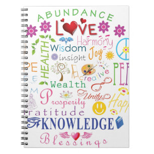 Inspirational Words Notebook