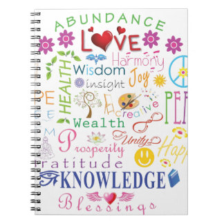 Inspirational Words Notebook