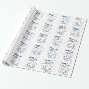 Inspirational Words Wrapping Paper