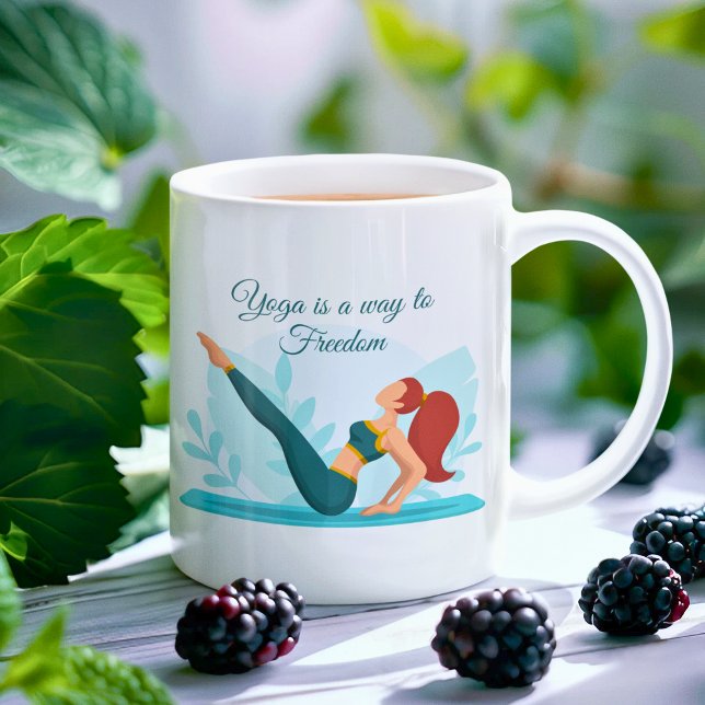 Inspirational Yoga Lover Gift - Customisable Coffee Mug (Creator Uploaded)