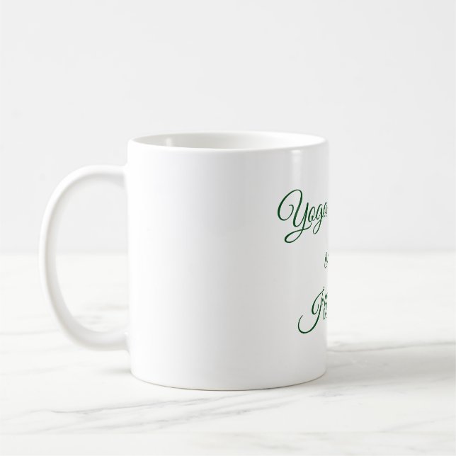 Inspirational Yoga Mug (Left)
