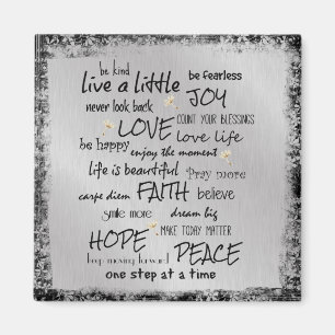 Inspire and Motivate Quote Affirmations Magnet