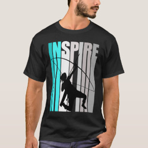Inspire Archery Girl Archer Instructor Bow Arrow T-Shirt
