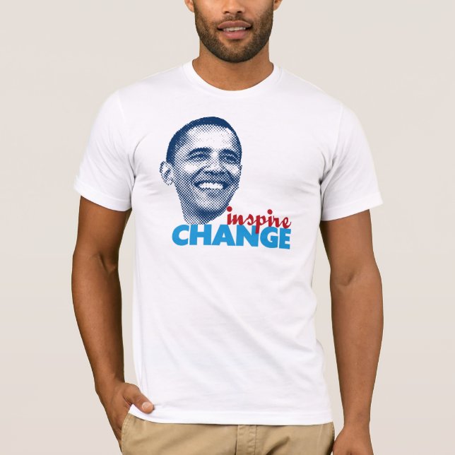 Inspire Change - Barack Obama T-Shirt (Front)