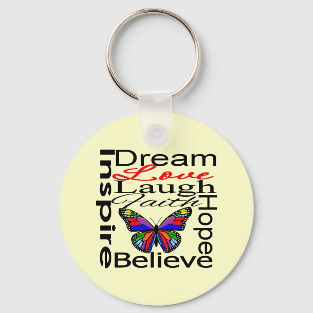 Inspire Collage Key Ring (Front)