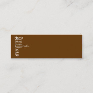 INSPIRE EARTH MINI BUSINESS CARD