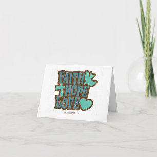 Inspire: Faith, Hope, and Love PERSONALIZED Card