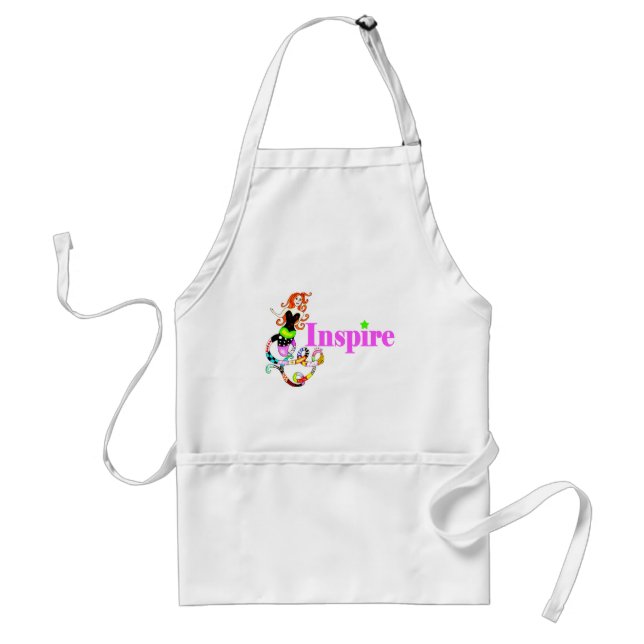 Inspire Girly Mermaid Apron (Front)