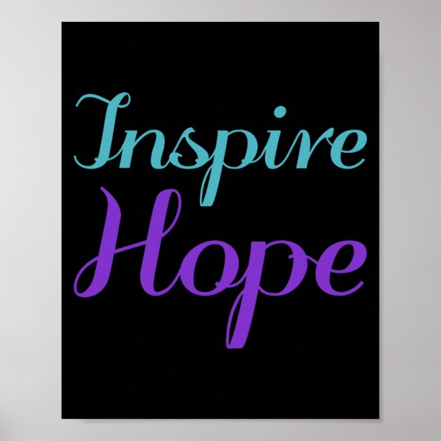 Inspire Hope Prevention Awareness Design Poster (Front)