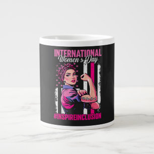 Inspire Inclusion 8 March International Large Coffee Mug