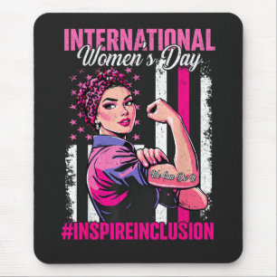 Inspire Inclusion 8 March International  Mouse Pad
