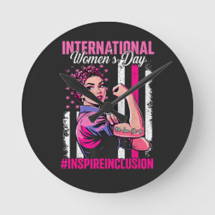 Inspire Inclusion 8 March International Round Clock