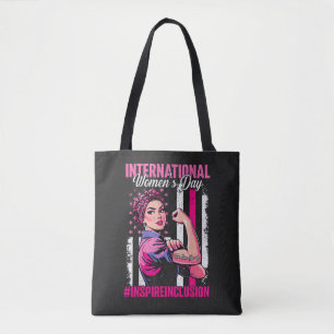 Inspire Inclusion 8 March International  Tote Bag